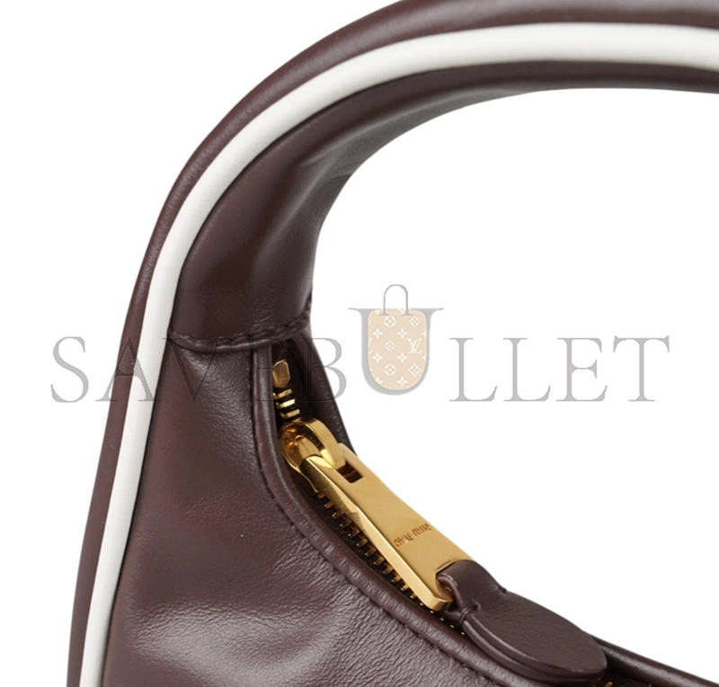 MIU MIU WANDER QUILTED LEATHER CLUTCH BAG 5BC125 (23*20*6cm)